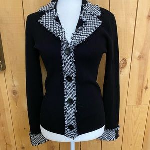 Belldini button front sweater.